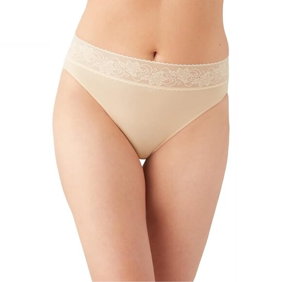 Wacoal Comfort Touch Hi-Cut Brief Panties Lot of 6 White Sand Size 2XL Brand New - Picture 3 of 9